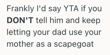 Screenshot 2025 07 12 at 3.46.15 PM Woman Knows The Real Reason Behind Her Parents’ Divorce, And Shes Considering Telling Her Brother The Truth